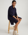 Marcie Liquid Jersey Dress - Midnight