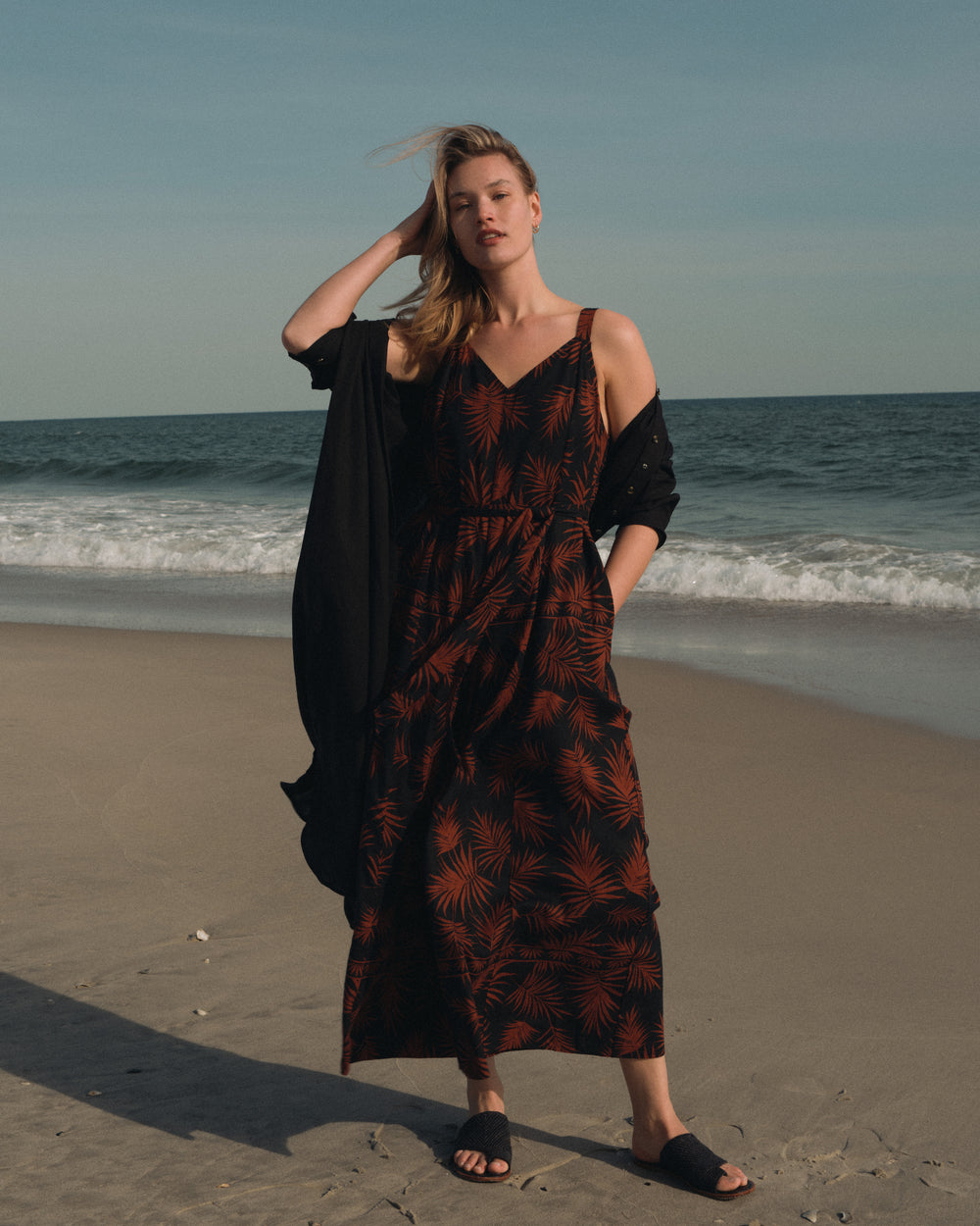 Promenade Linen Jumpsuit - Bohem Print