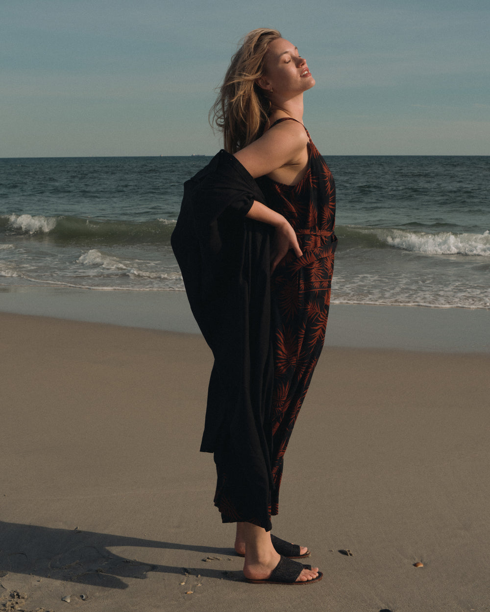 Promenade Linen Jumpsuit - Bohem Print