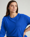 Light-As-Air Long Sleeve Crew Neck Tee - Ultramarine