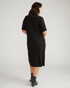 Lily Liquid Jersey Dress - Black