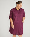 Linen Rubicon Shirtdress - Acai