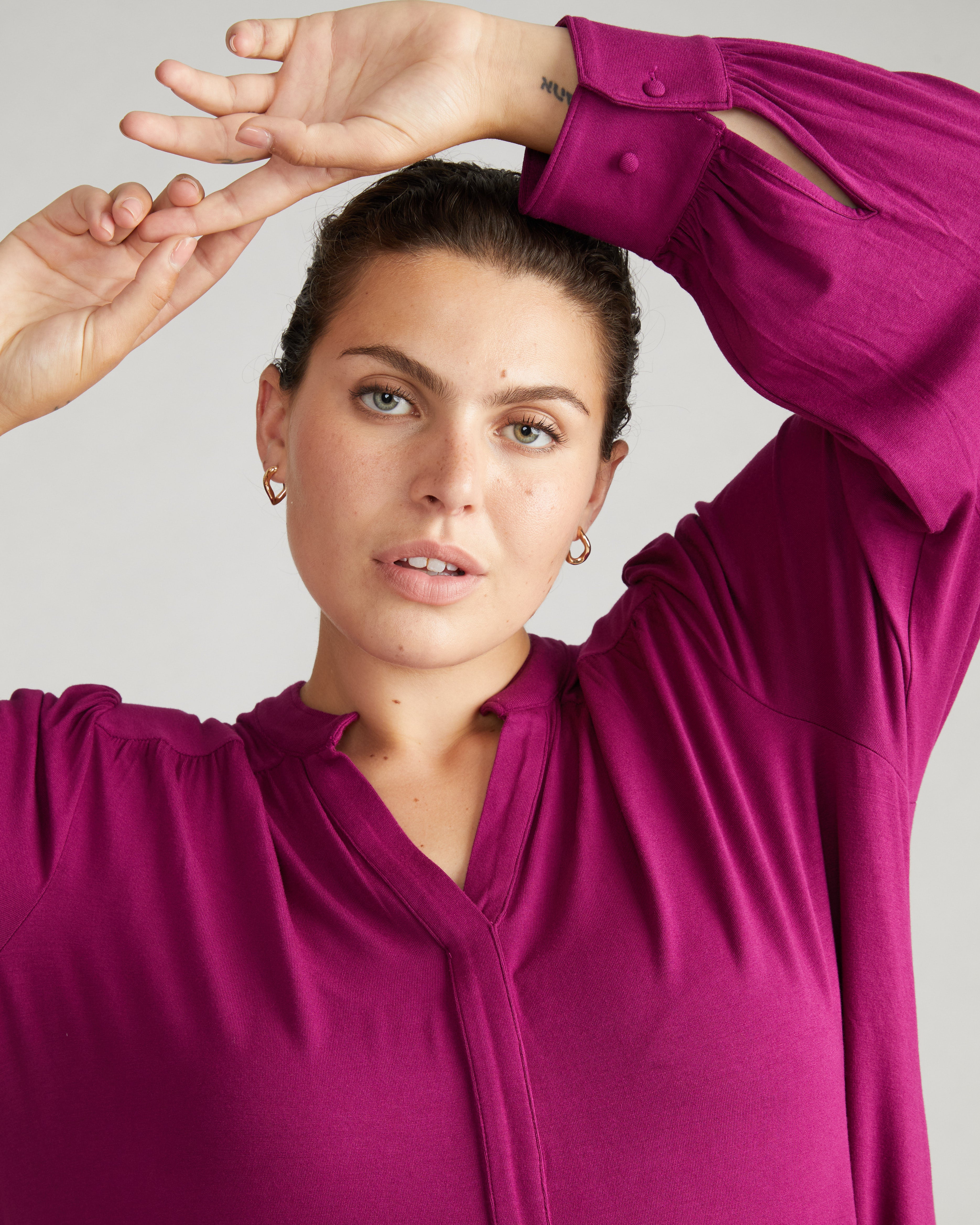 Gramercy Liquid Jersey Dress - Rothko Purple – Universal Standard