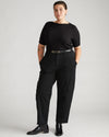 Karlee Stretch Cotton Twill Cargo Pants - Black