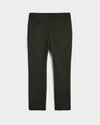 Long Cigarette Ponte Pants - Forest Houndstooth