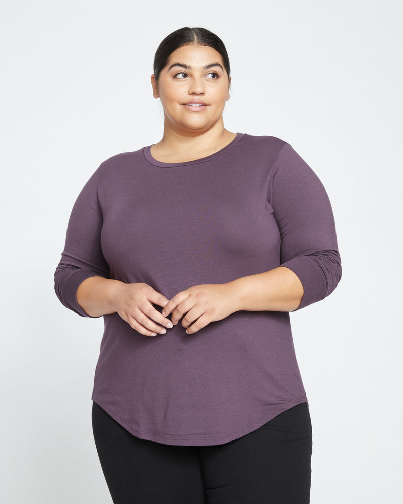 Long Sleeve Tee Rex - Faded Plum
