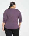 Long Sleeve Tee Rex - Faded Plum