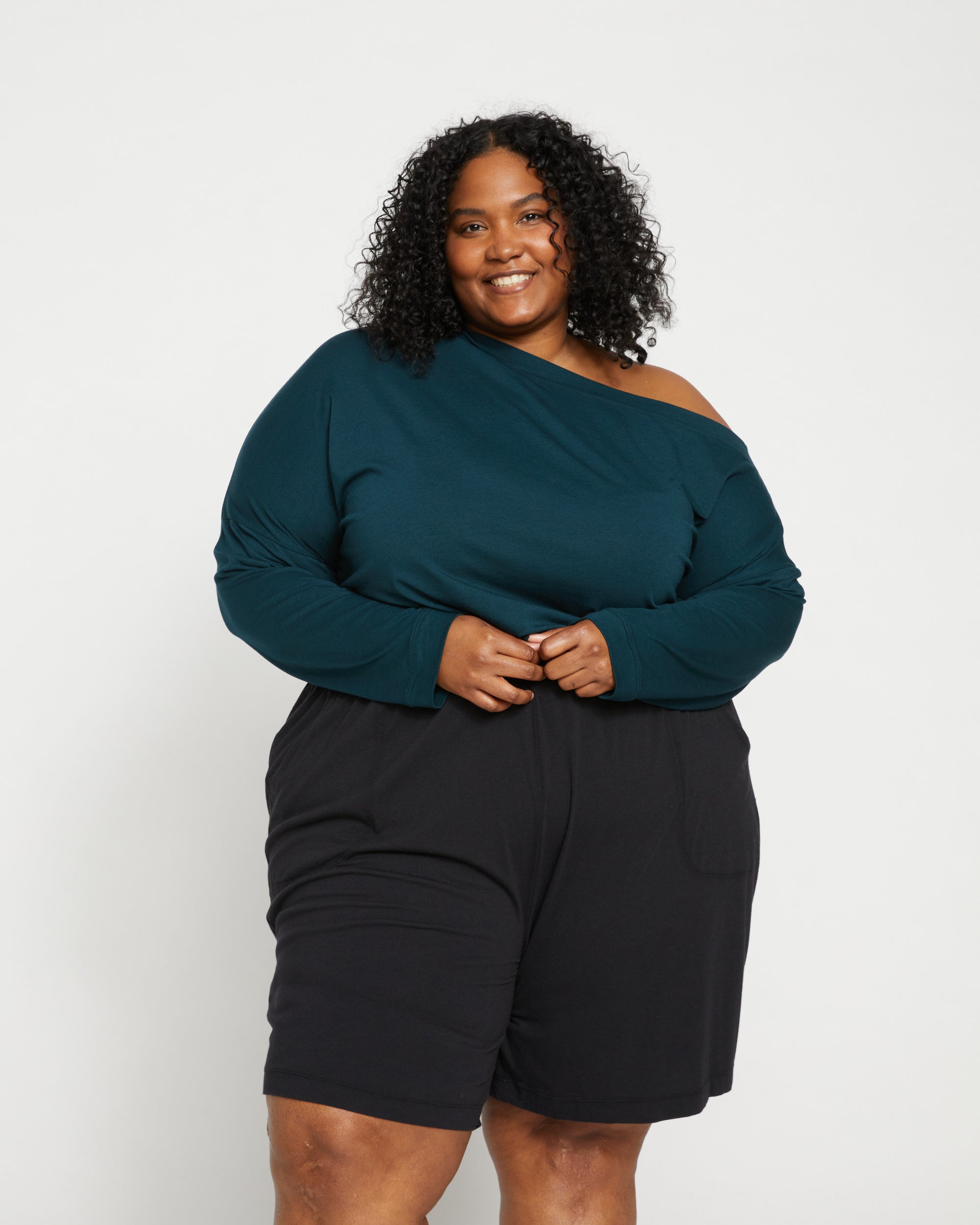 UltimateS Lorelai Lounge Shorts - Black By Universal Standard UltimateS Lorelai Lounge Shorts - Black By Universal Standard