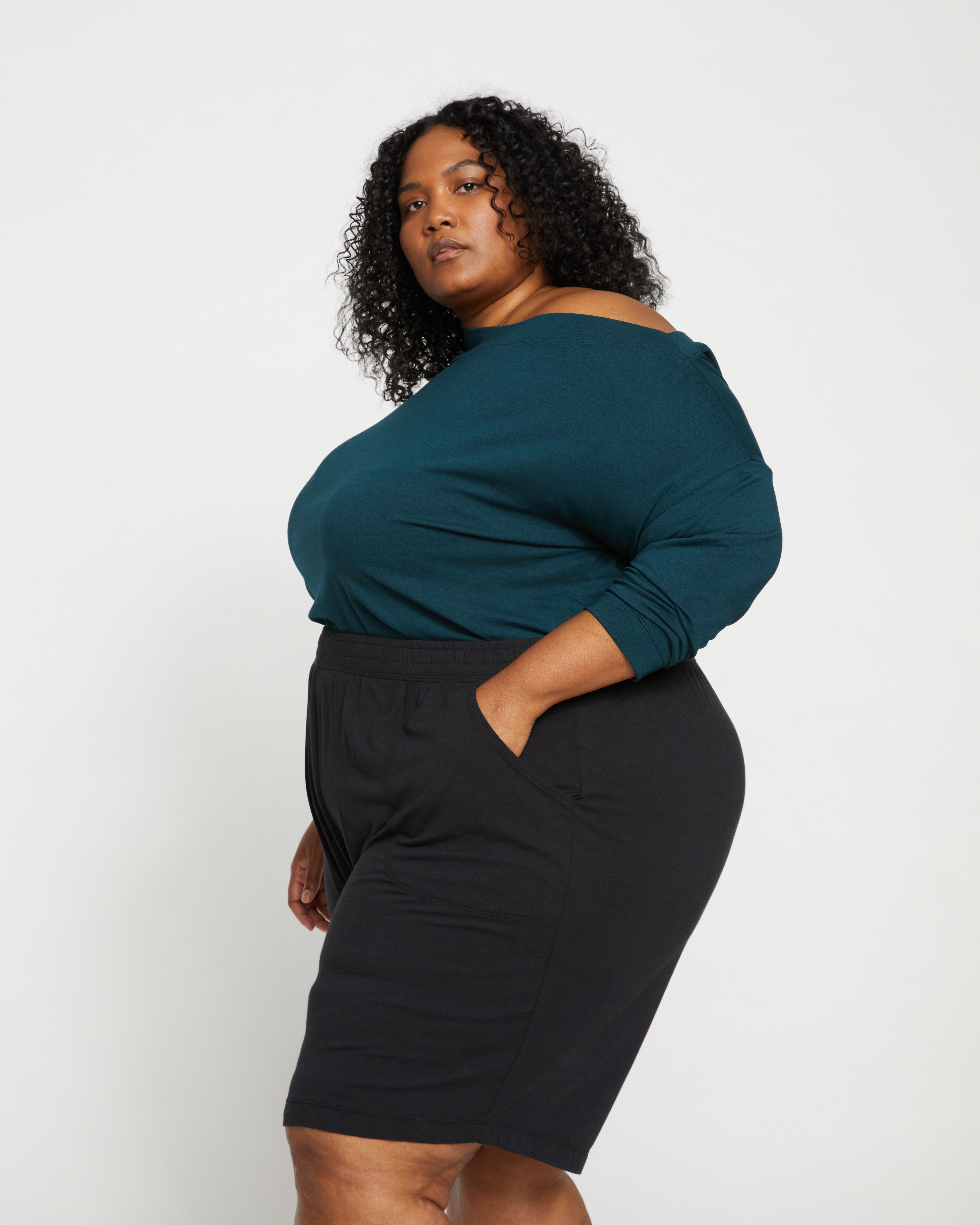 UltimateS Lorelai Lounge Shorts - Black – Universal Standard