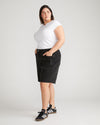 Lou Loose Fit Denim Shorts - Broken Black