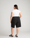 Lou Loose Fit Denim Shorts - Broken Black