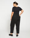 Lou High Rise Barrel Leg Jeans - Broken Black