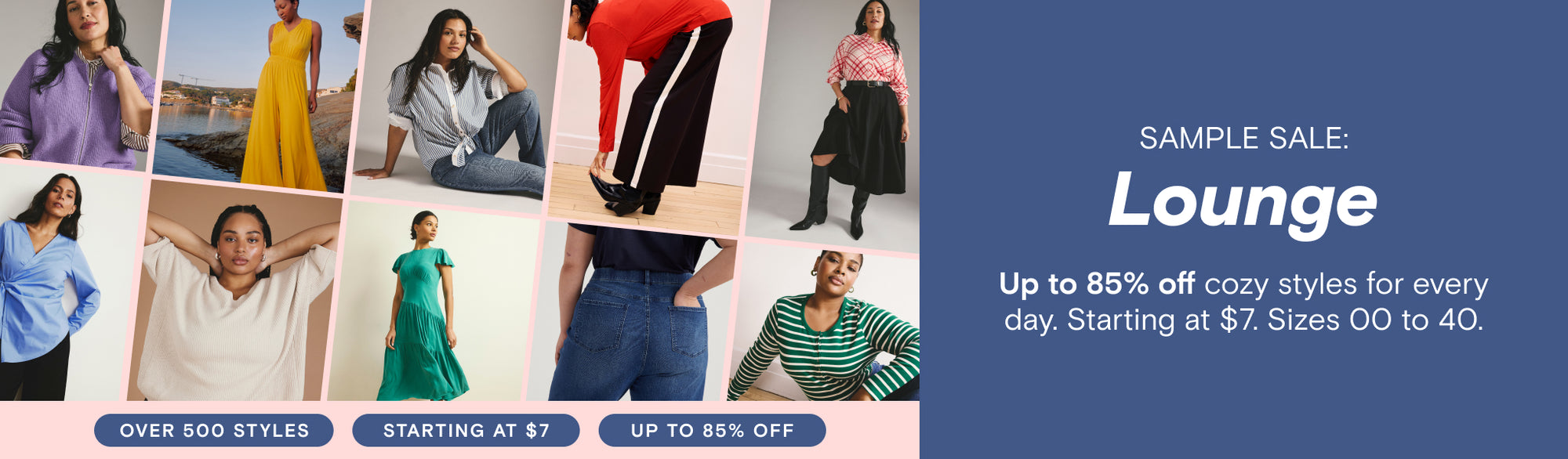 shop sample sale lounge up to 85% off