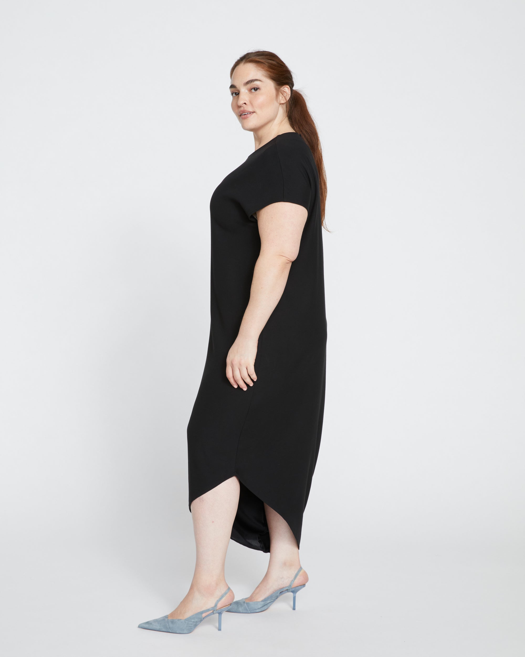 Iconic Double Luxe Geneva Dress - Black