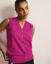 Savvy Fine Knit Cardigan Vest - Rothko Purple | Plus Size & Straight Size Women's Fashion | Universal Standard