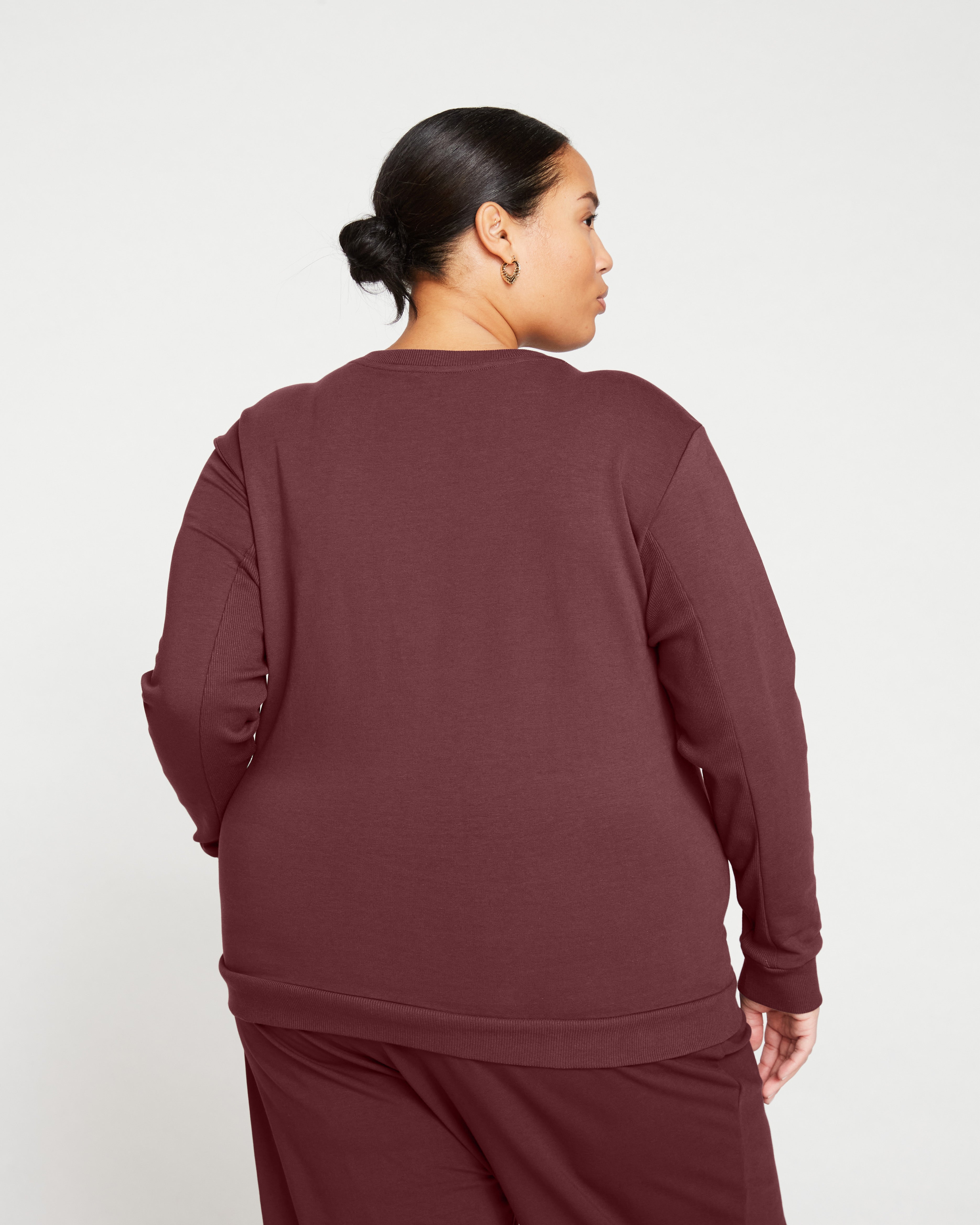 Meridien Zip Sweatshirt - Black Cherry – Universal Standard