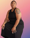 Sardinia Tank Dress - Black