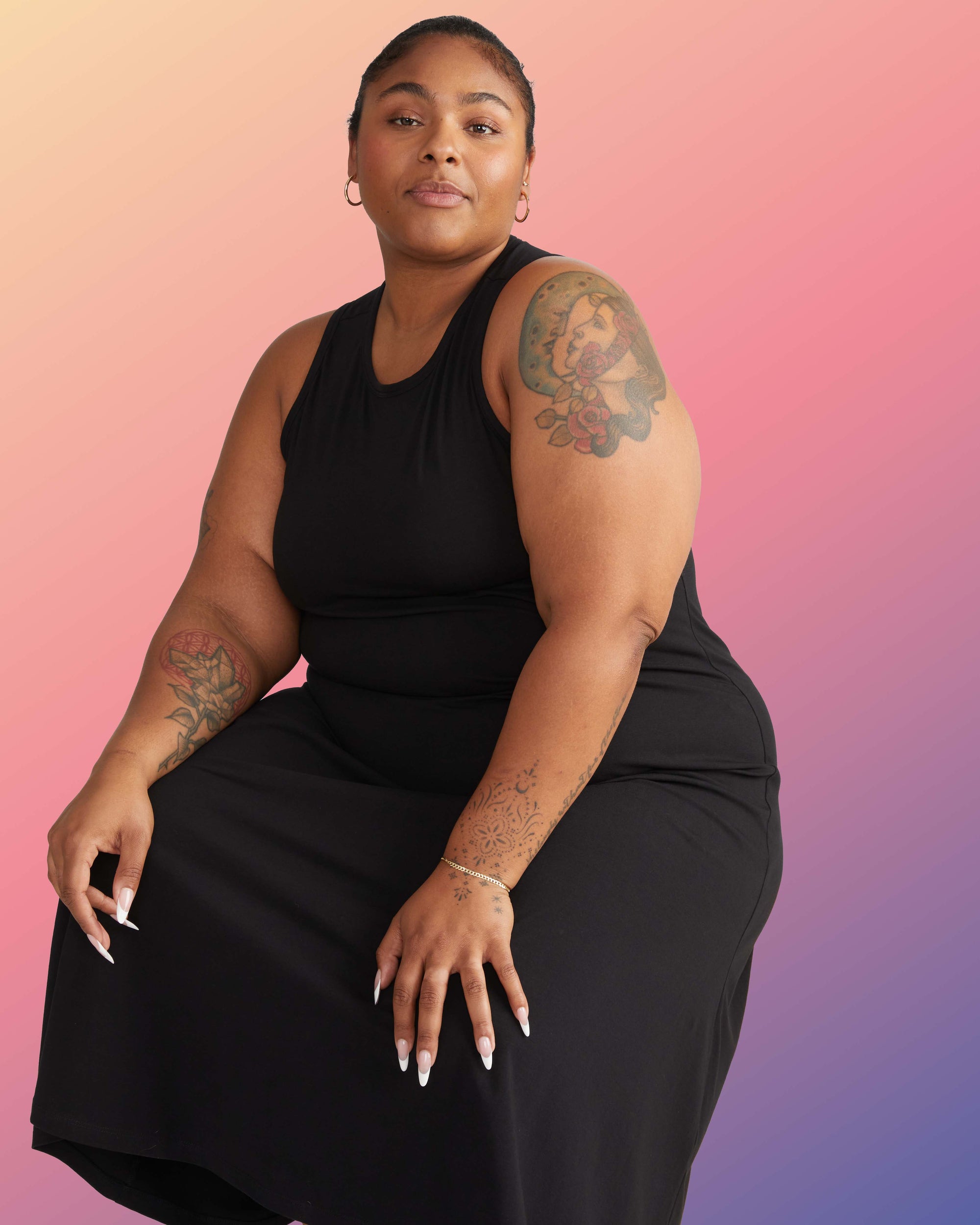 Sardinia Tank Dress - Black