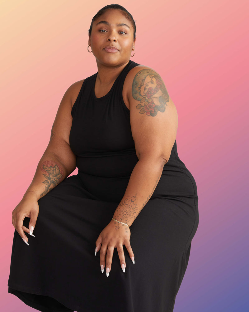 Sardinia Tank Dress - Black