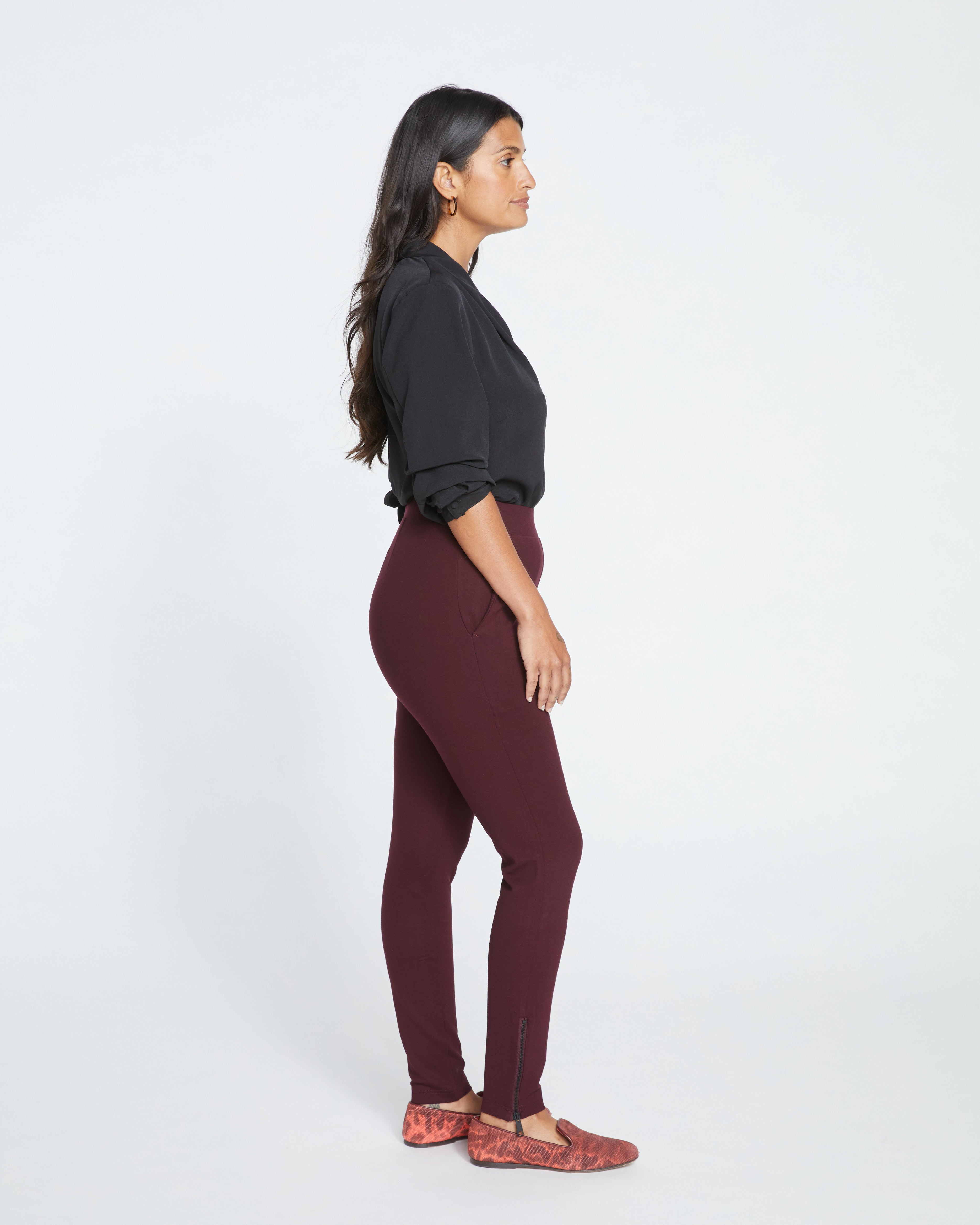 Moro Pocket Signature Ponte Pants - Black Cherry – Universal Standard