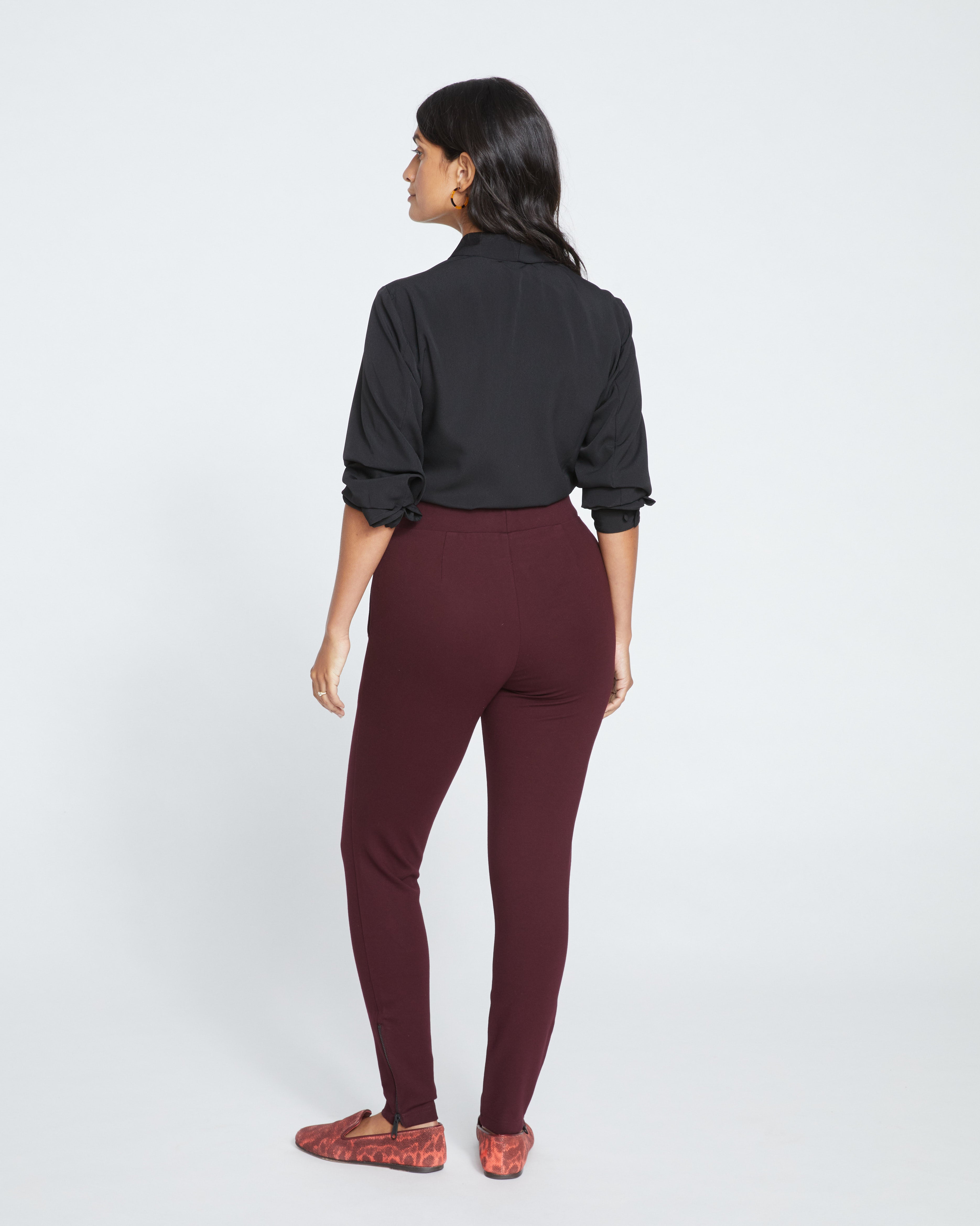 Moro Pocket Signature Ponte Pants - Black Cherry – Universal Standard