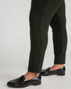 Moro Pocket Signature Ponte Pants - Forest Houndstooth