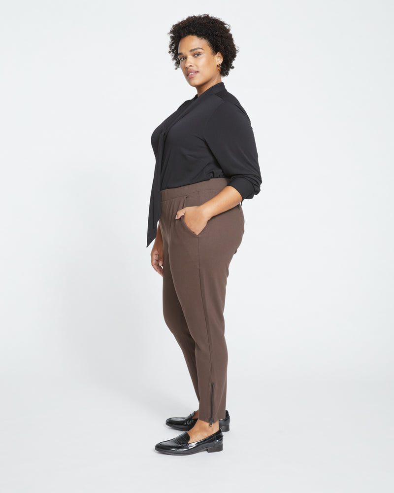Moro Pocket Signature Ponte Pants - Earth