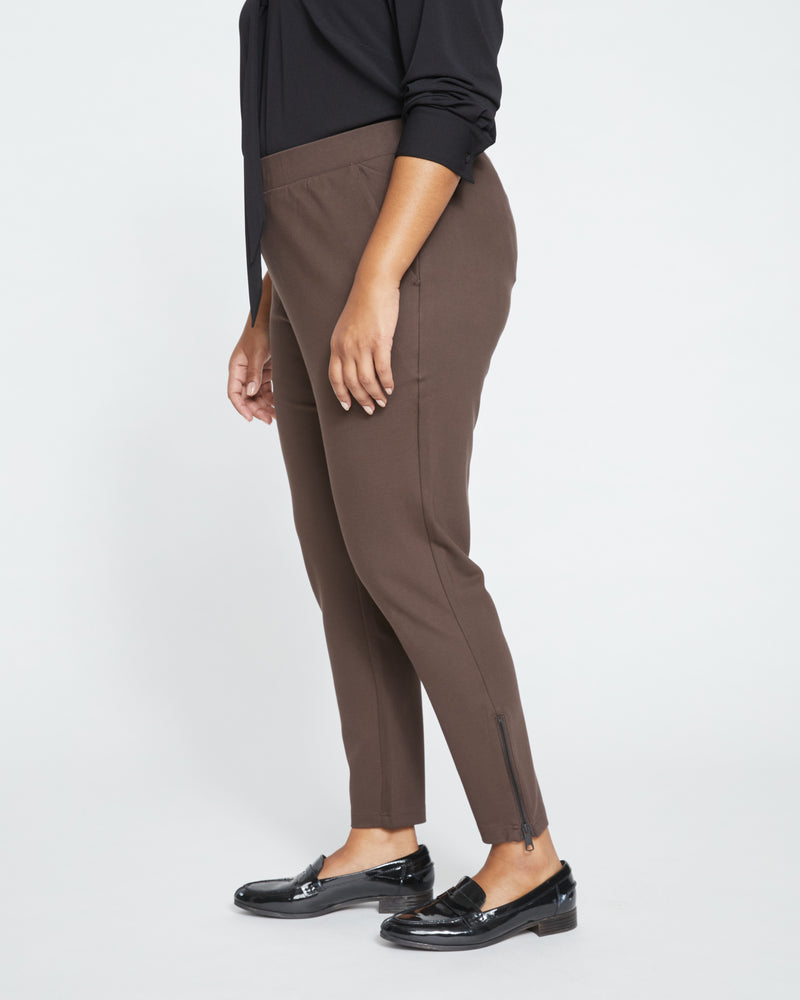 Moro Pocket Signature Ponte Pants - Earth