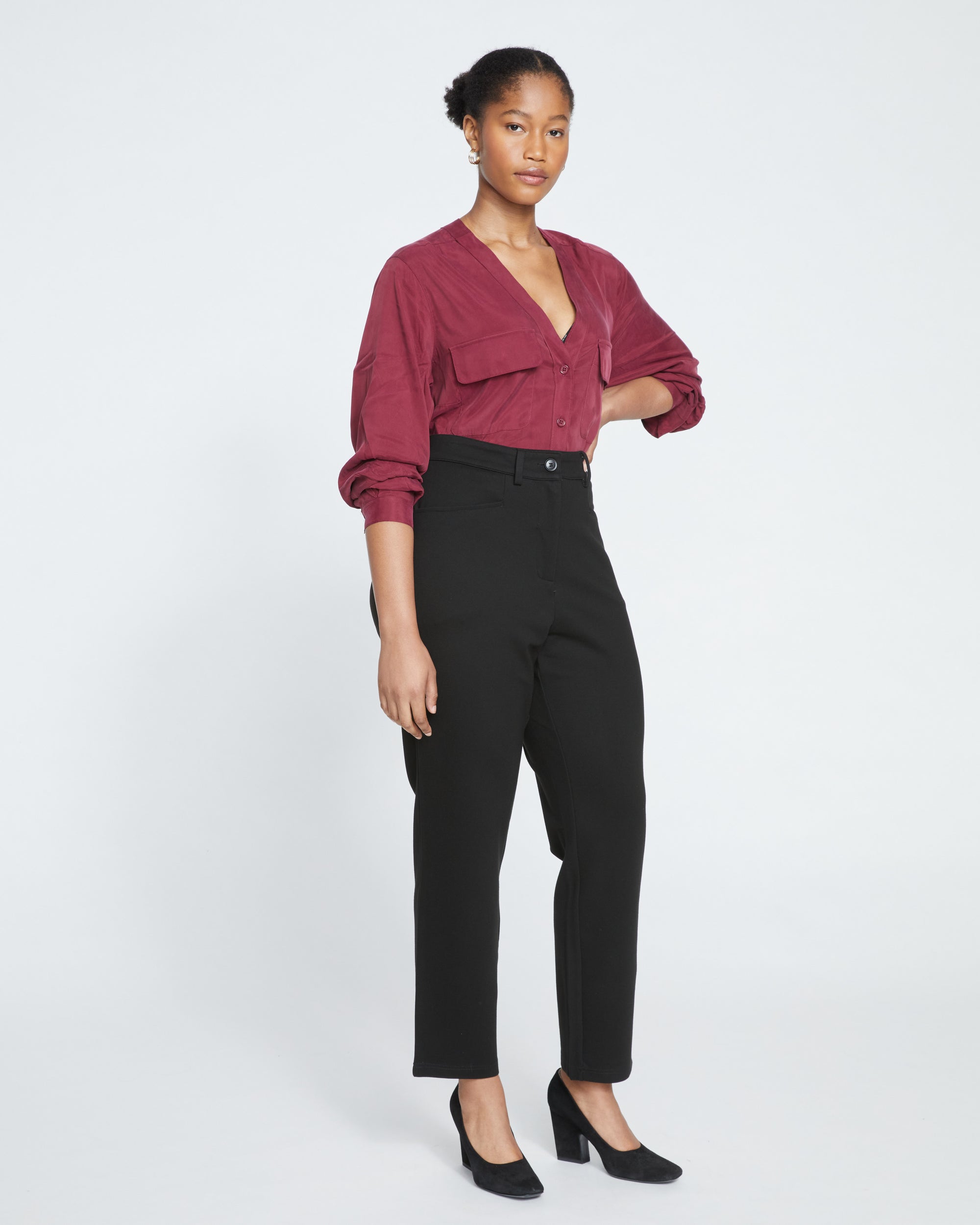Straight Leg Types Of Dress Pants Womens Long Cigarette Ponte Pants Black Universal Standard Straight Leg Types Of Dress Pants Womens Long Cigarette Ponte Pants Black Universal Standard
