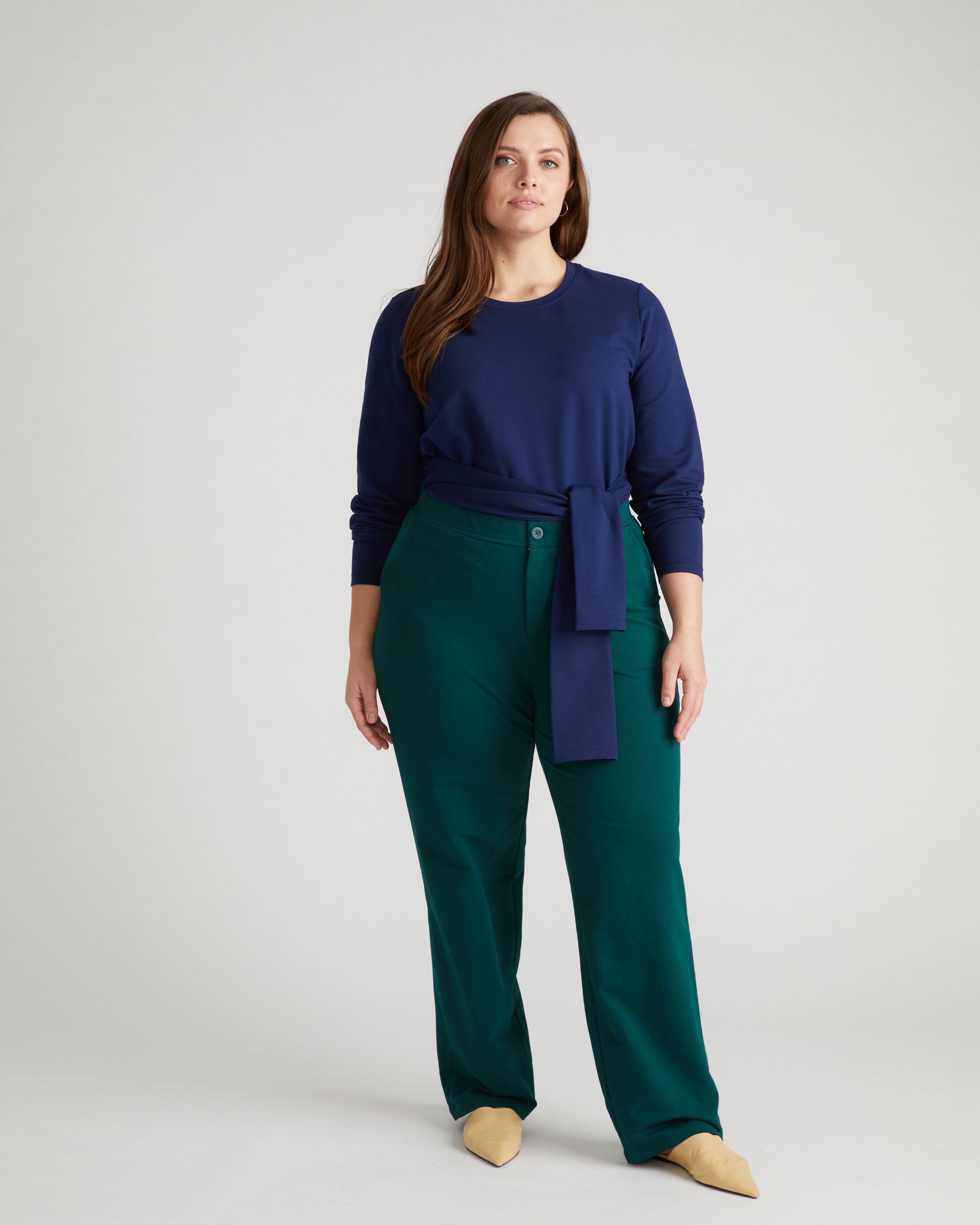 Varsity French Terry Trousers - Botanic
