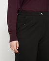 Woman wearing Audrey Tailored Ponte Pants - Black from Universal Standard
