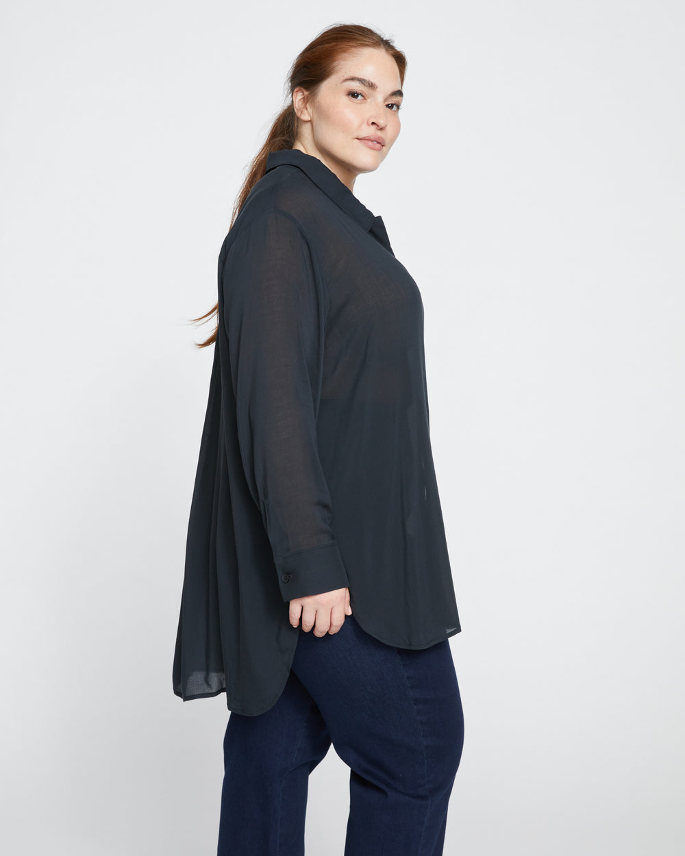 Toni Hi Low Tunic - Black