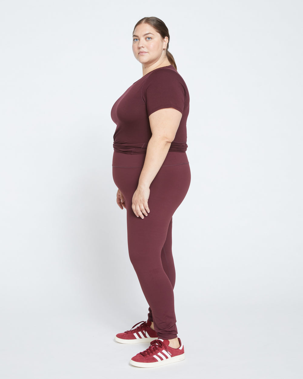 Next-to-Naked Legging - Black Cherry