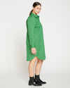 Petite Odeon Stretch Poplin Shirtdress - Spearmint Candy
