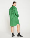 Petite Odeon Stretch Poplin Shirtdress - Spearmint Candy