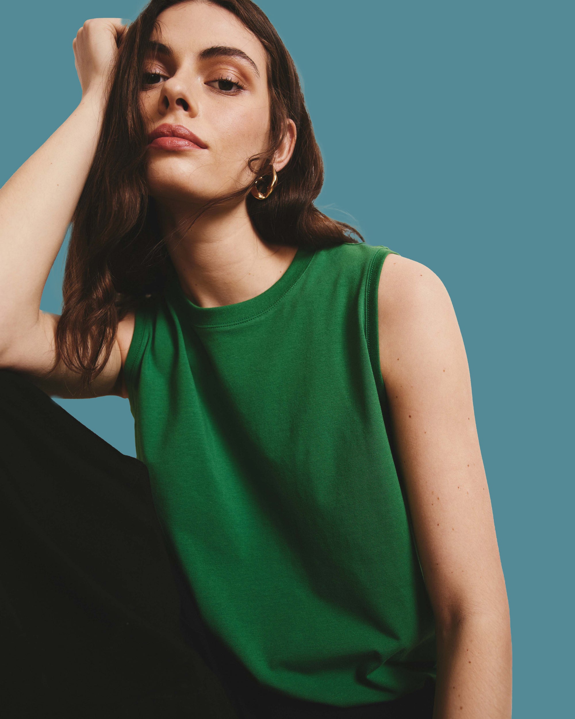 Patti Muscle Tank - Clover