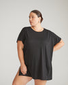 Pima Cotton Lounge Tee - Black