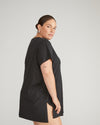 Pima Cotton Lounge Tee - Black
