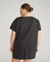 Pima Cotton Lounge Tee - Black