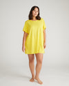 Pima Cotton Lounge Tee - Yellow
