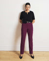 Long Cigarette Ponte Pants - Plum Caspia | Plus Size & Straight Size Women's Fashion | Universal Standard