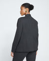 Lennox Collarless Ponte Blazer - Graphite | Plus Size & Straight Size Women's Fashion | Universal Standard