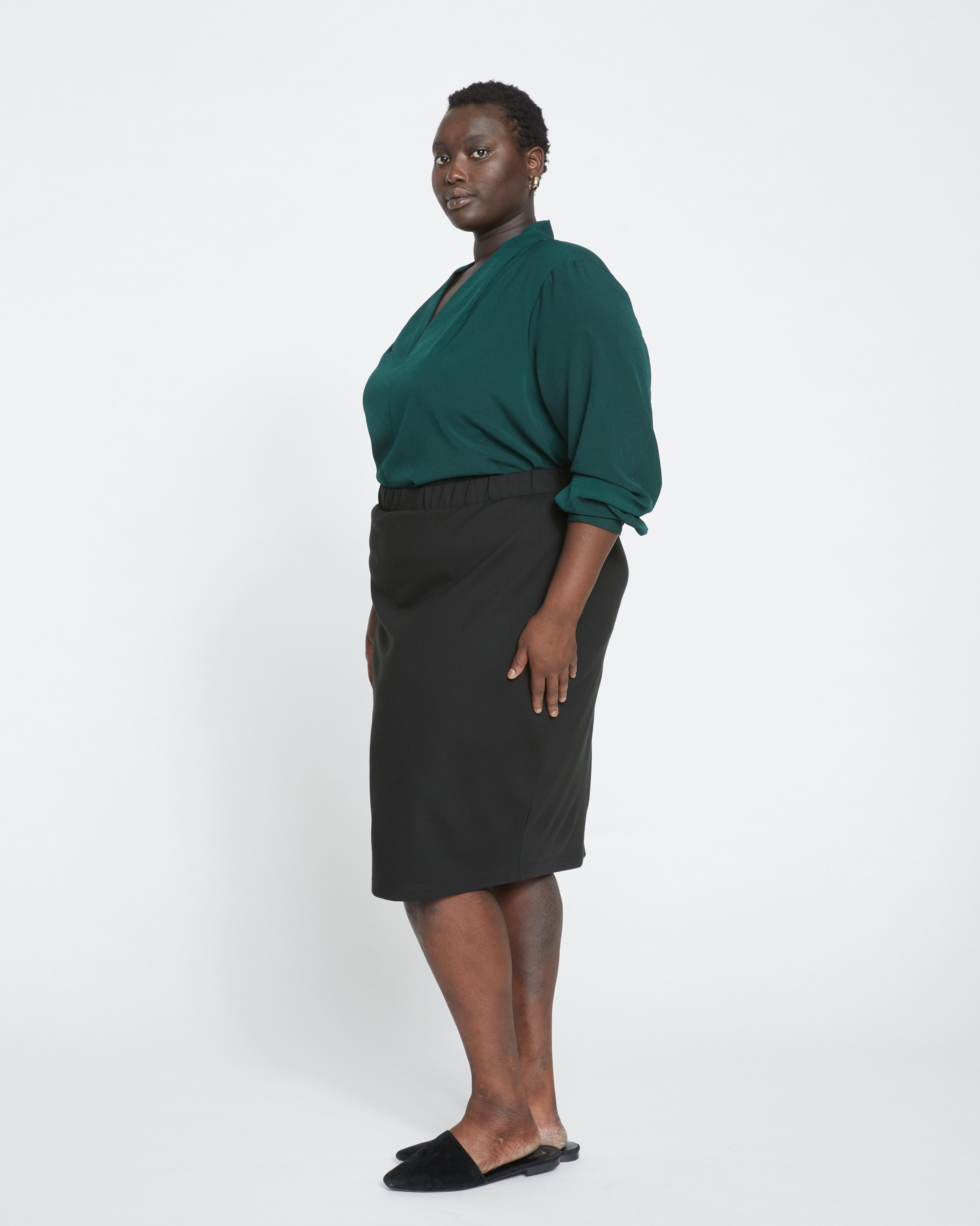 Danube Ponte Skirt - Black – Universal Standard