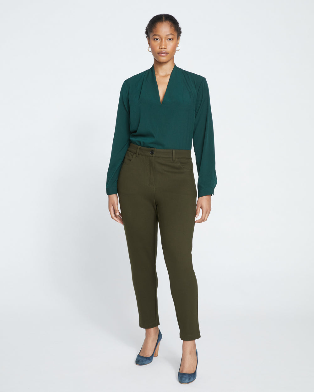 Seine Skinny Ponte Jeans - Evening Forest