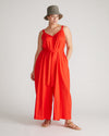Promenade Linen Blend Jumpsuit - Shoreline Sunset | Plus Size & Straight Size Women's Fashion | Universal Standard