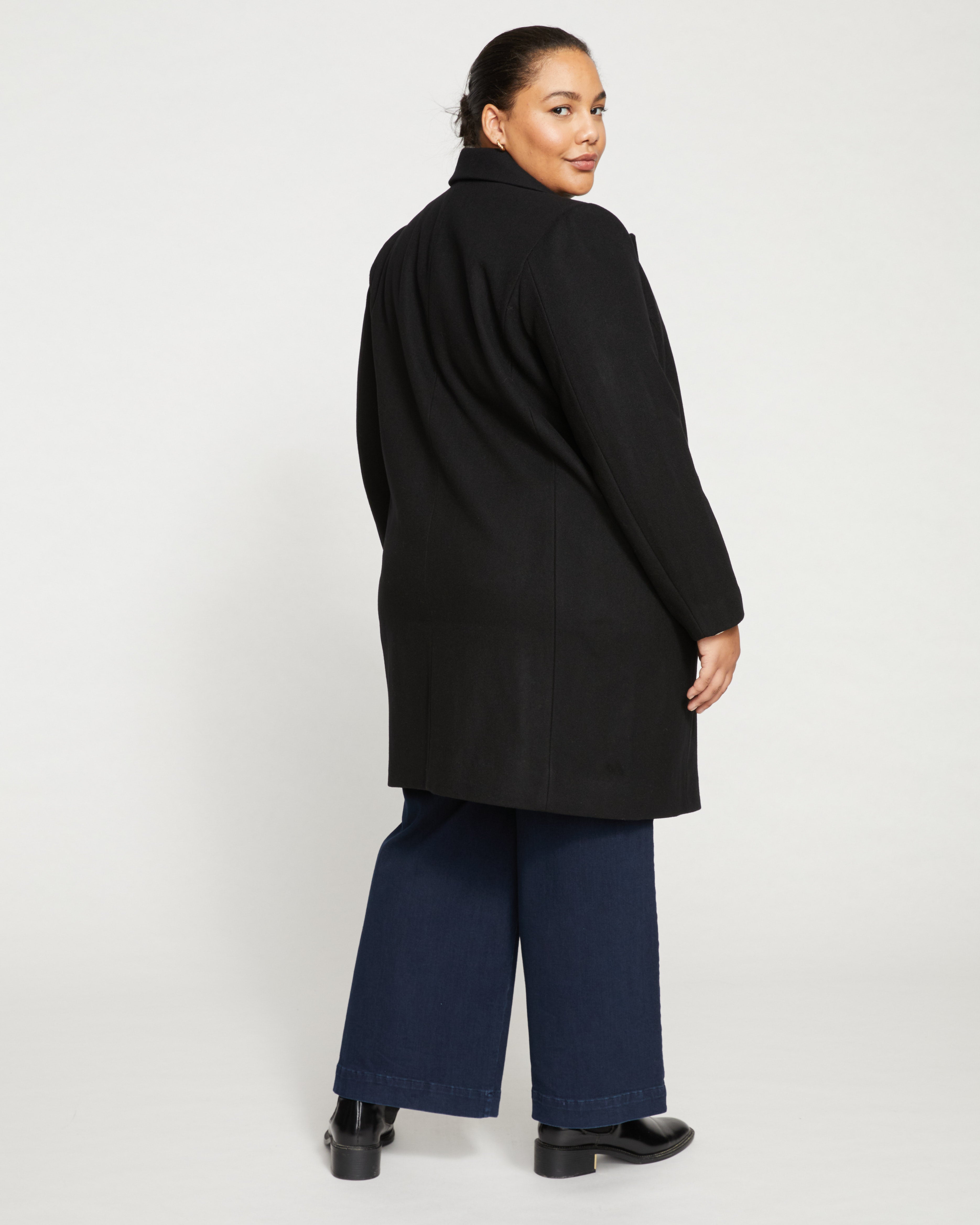 ジャケット・アウター y2k 5351 stand collar wool coat black y2k 5351 stand collar wool coat black