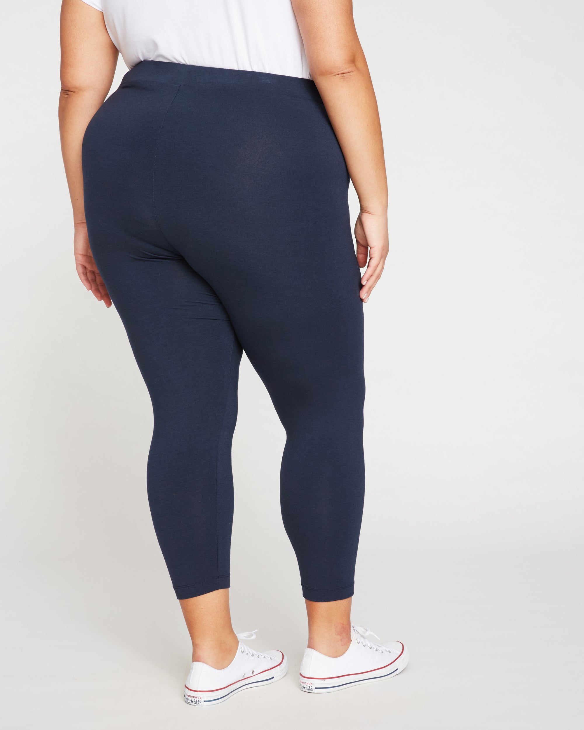 Roya Cropped Leggings 23 Inch - Midnight