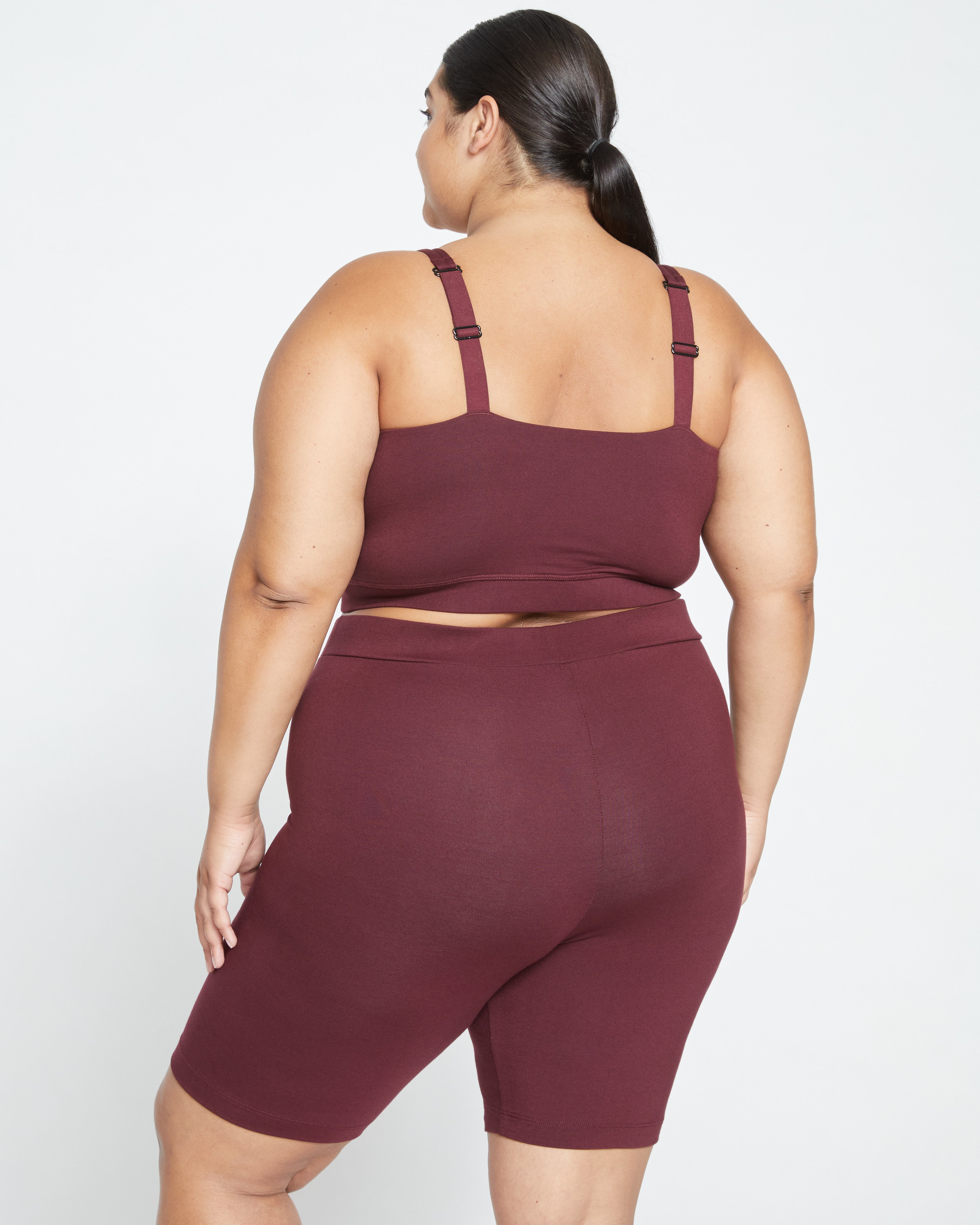 Roya Bike Shorts - Black Cherry – Universal Standard