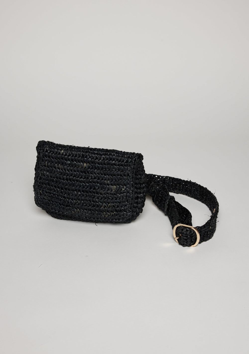 Hat Attack Straw Belt Bag