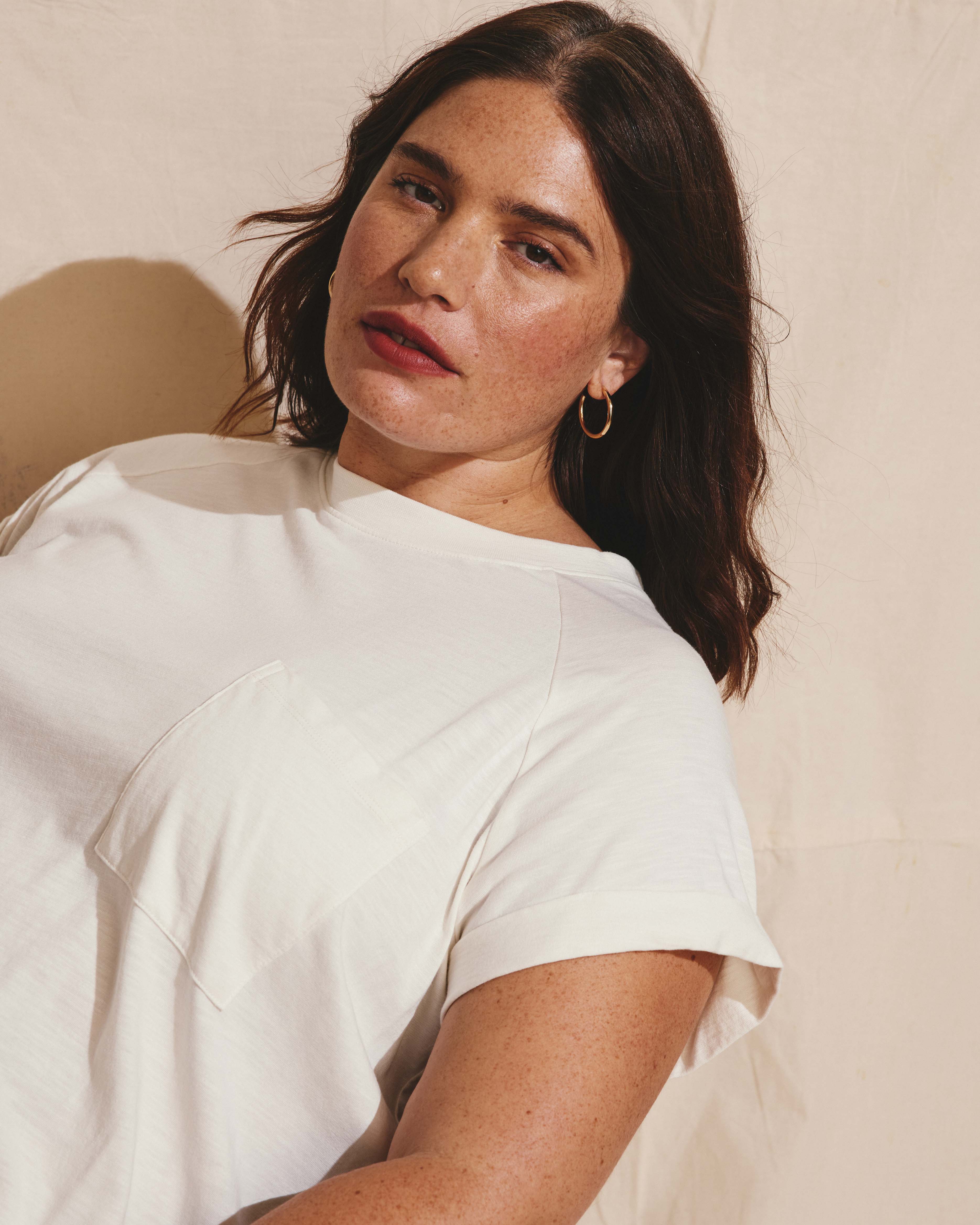 Light-As-Air Boy Tee - Vapor | Plus Size & Straight Size Women's Fashion | Universal Standard